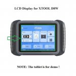 LCD Screen Display Replacement For XTOOL D8W Scan Tool